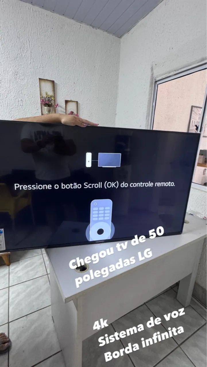 Tv LG 50 polegadas smart borda infinita lançamento . 