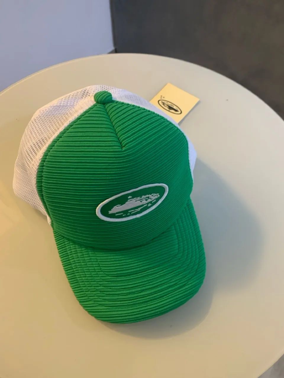 Boné Verde e Branco Trucker Corteiz - Foto 2