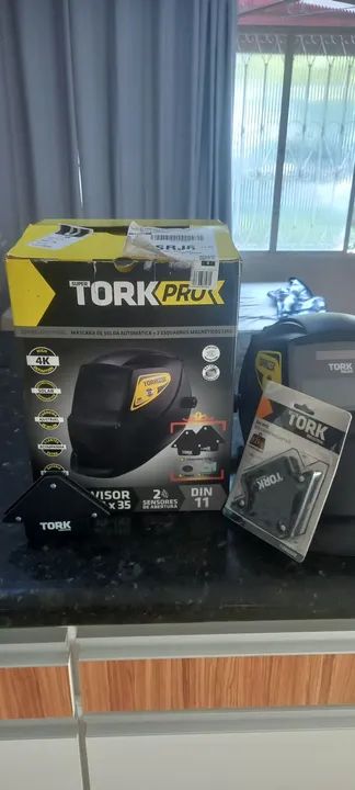 Máscara de Solda Automática Tork Pro - 4K - Visor 95 x 35