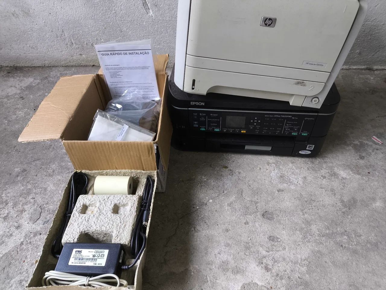 Sucata de impressora HP e Epson 