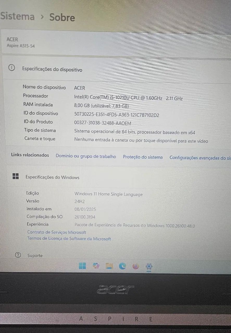 Notebook Acer Aspire 5 - Tela 1080p - Foto 5