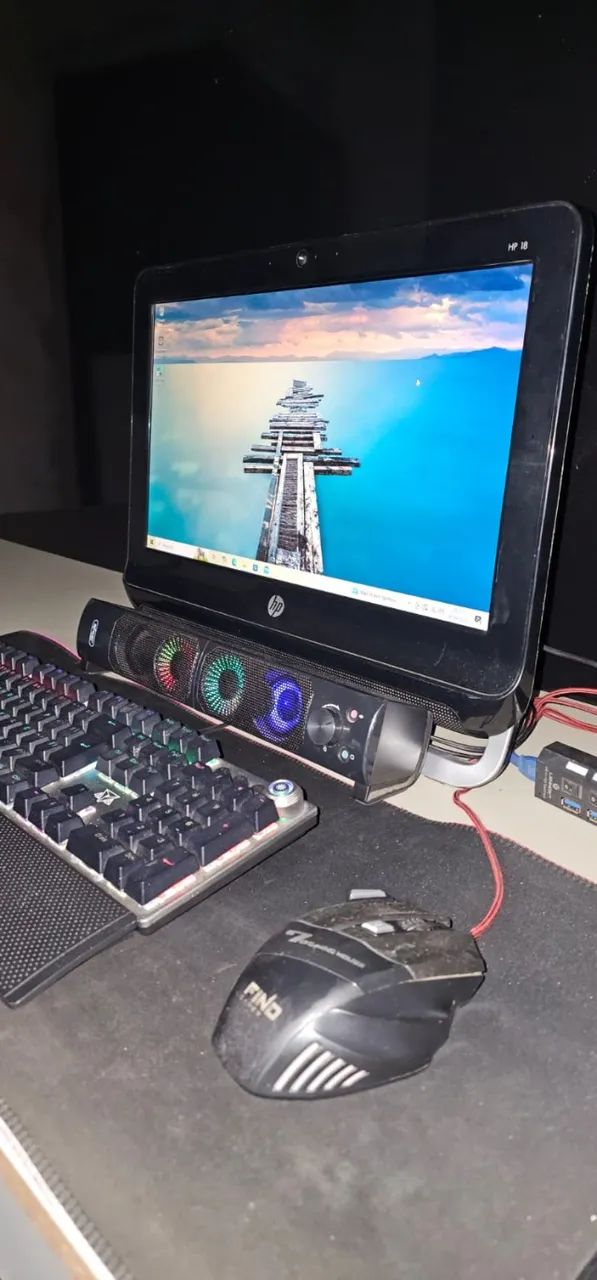 Computador All in One HP 18-1200BR - Completo