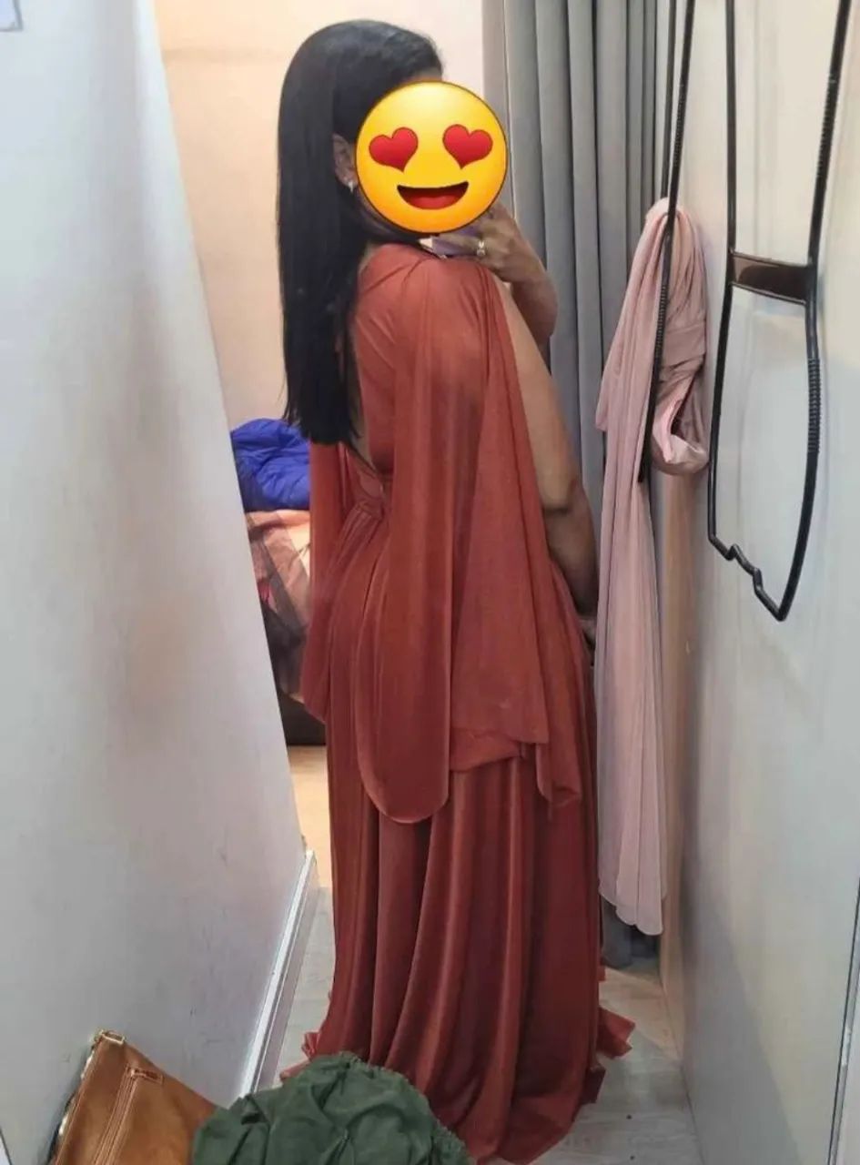 Vestido Longo Terracota Festa - Foto 3