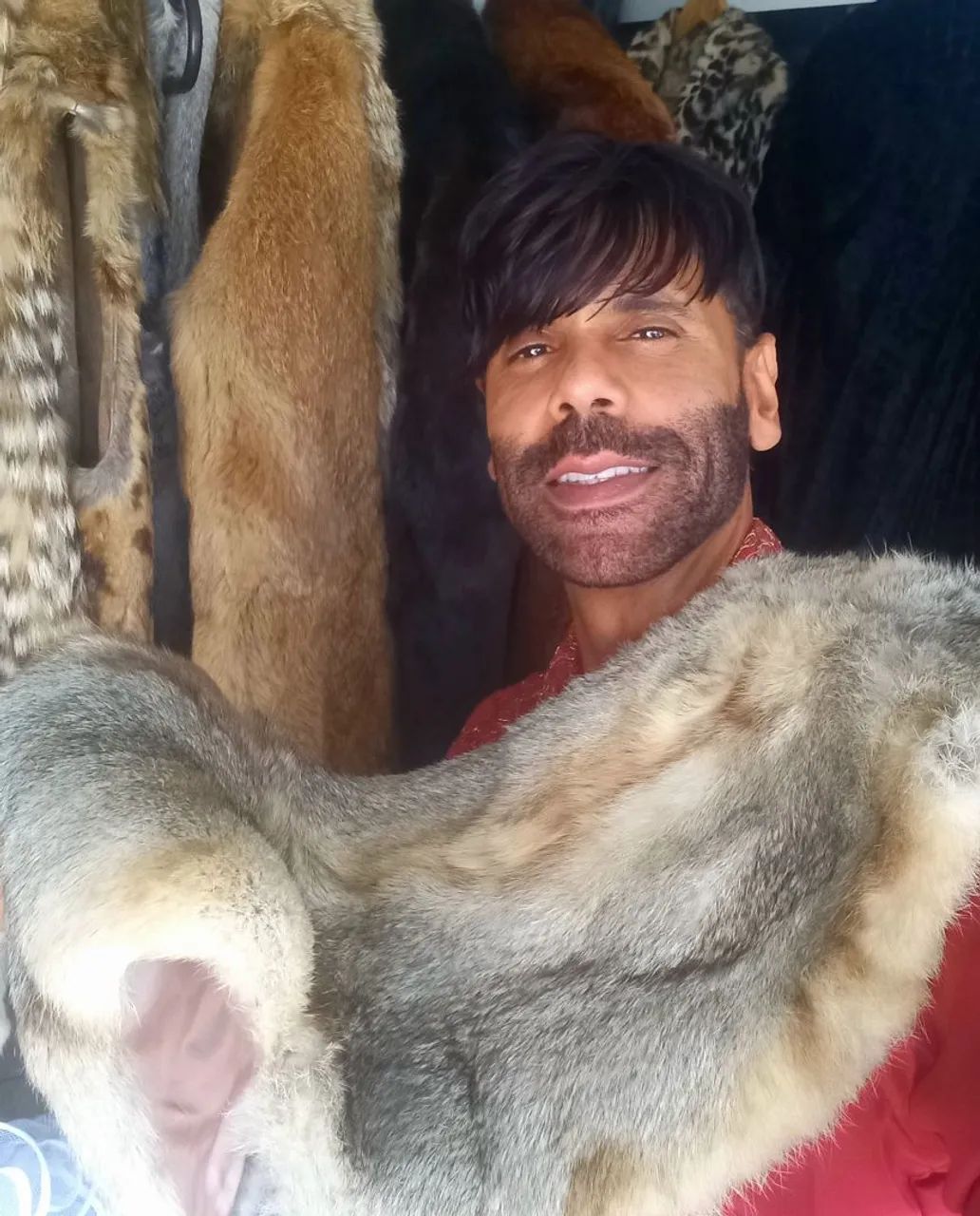 Estola de pele - Luxuoso e elegante