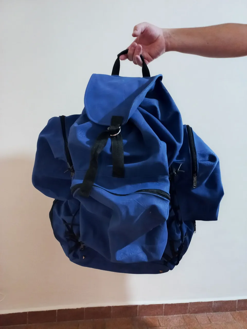 Mochila de Camping Azul