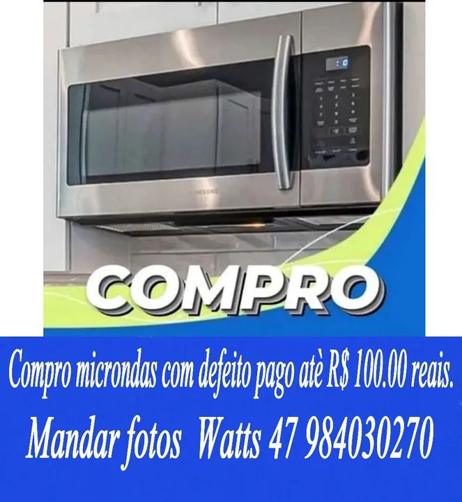 Micro-ondas com defeito - R$ 100,00
