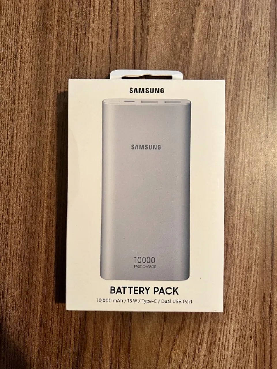 Bateria carregador externo Samsung 10.000mAh USB Tipo-C (EB-P1100C) (Original)