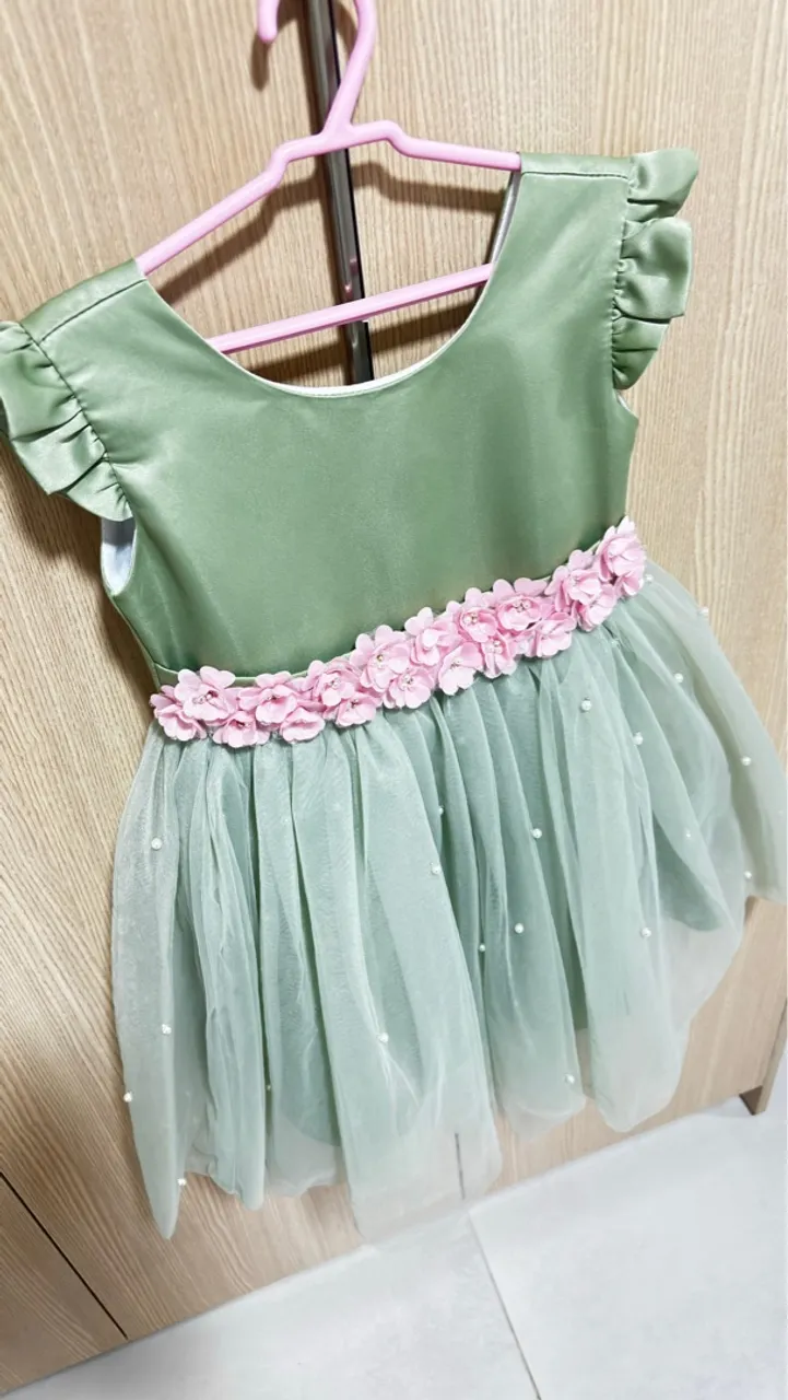 Vestido tema Jardim ou Tinkerbell
