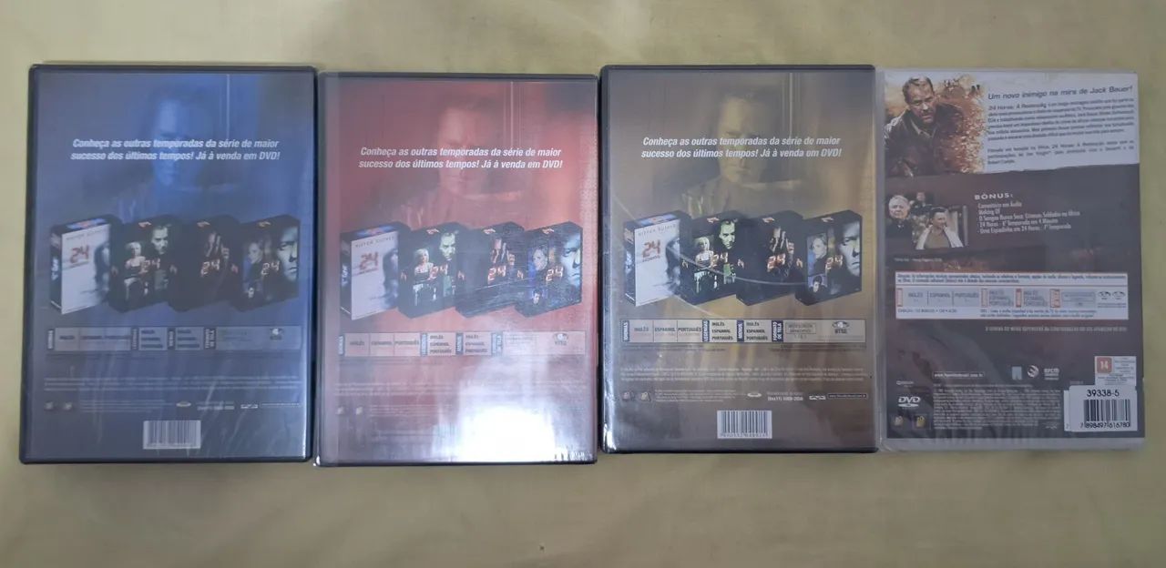 Coleção série 24Horas - 7ª Temporada, 1ª temporada incompleta e o filme - DVD  - Foto 5