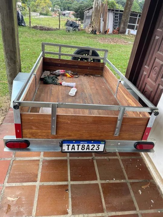 Carreta reboque para transportar pequenas cargas - Foto 2