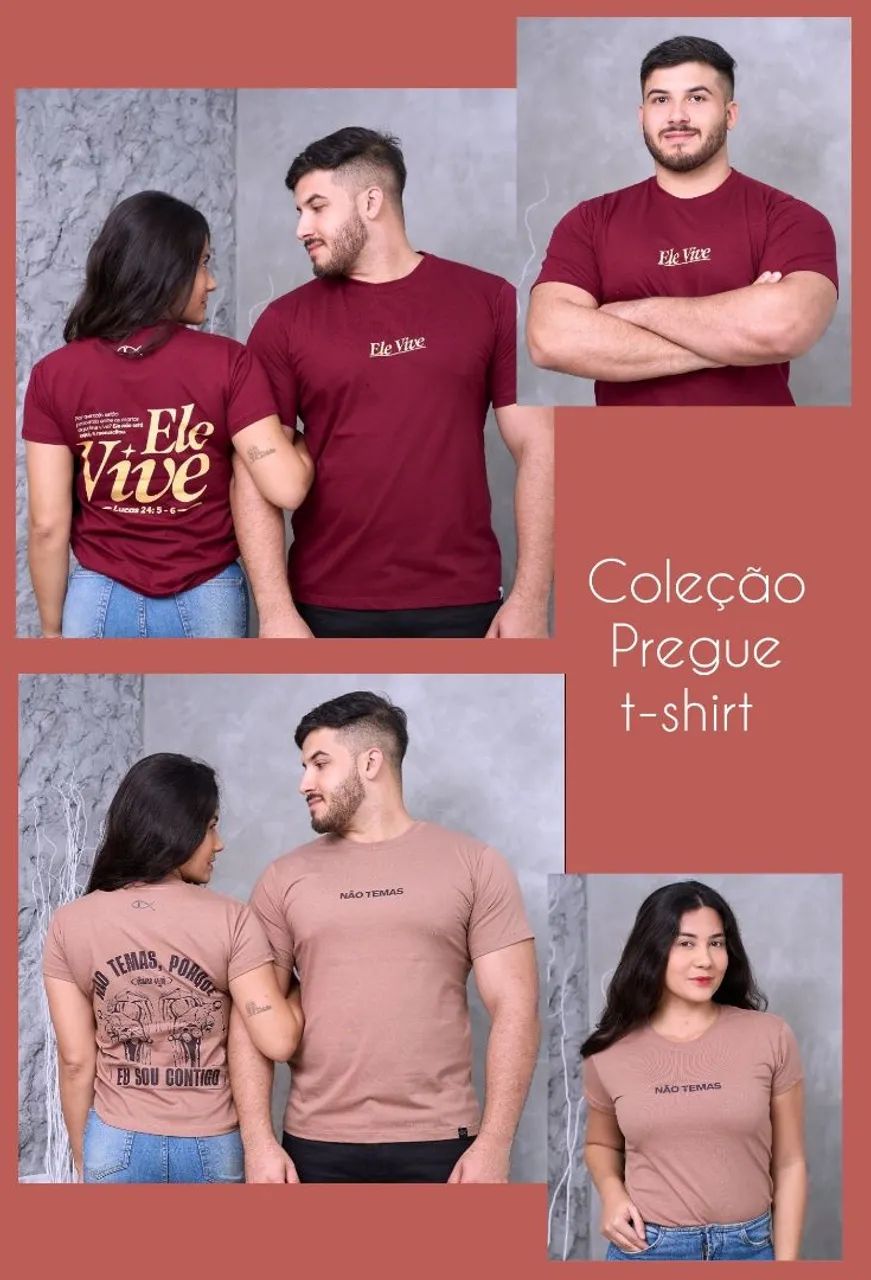 Camisetas Cristãs Coleção Pregue - Foto 2