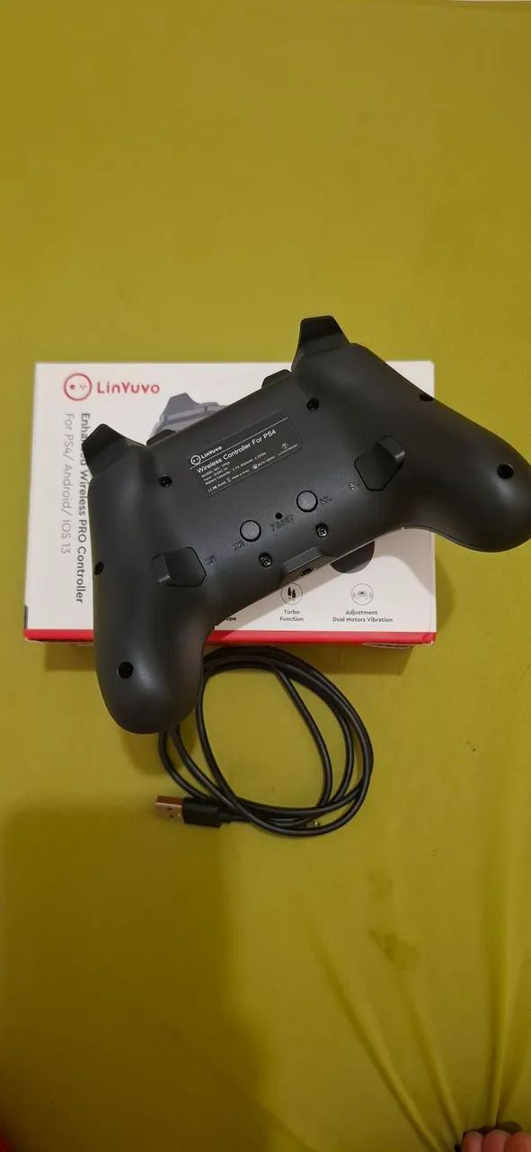  Pro Controle Bluetooth sem fio LinYuvo KP02 p/ PS3, PS4, PS5, PC, IOS e Android  - Foto 2