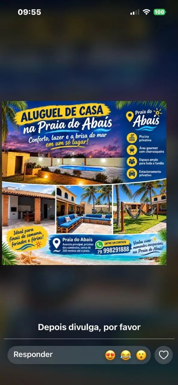 Paraíso do Abais, casa para alugar no abais 