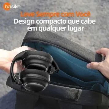 Fone Bluetooth Basike ANC HI-FI - Foto 3