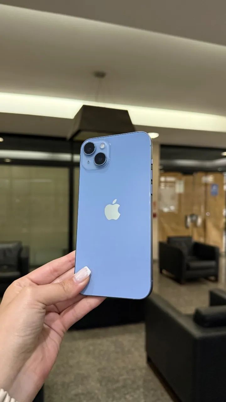 14 PLUS AZUL 128 GB SEMINOVO?