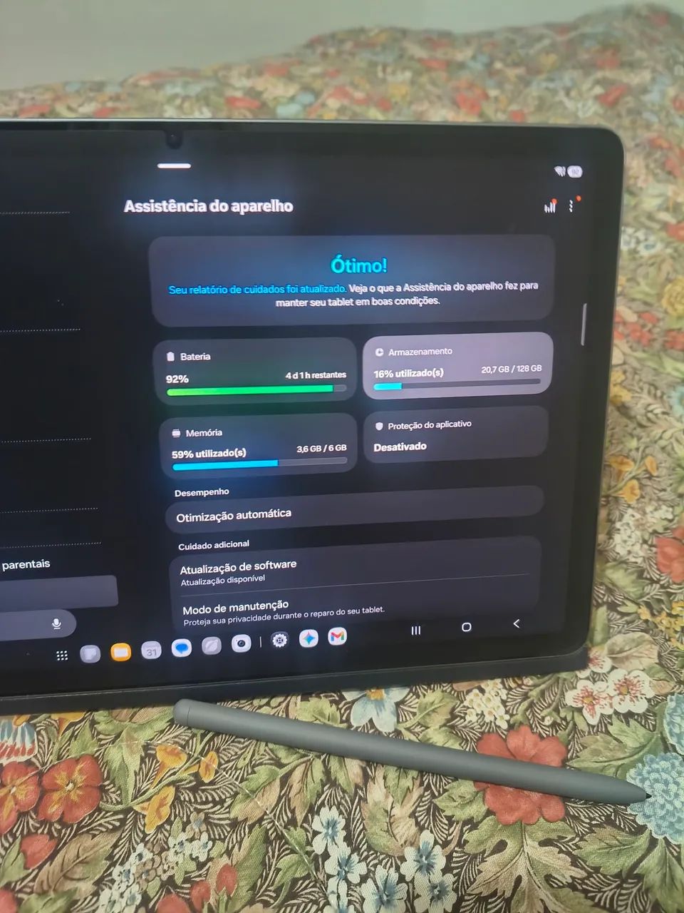 Tablet Samsung S9 Fé 128 GB, 6 GB ram - Foto 5