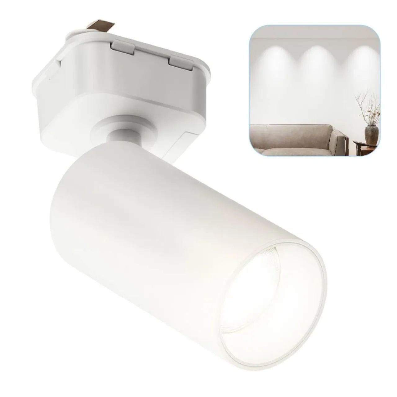 TRILHO SPOT LED 10w - ILUMINAÇÃO MODERNA E ELEGANTE! - Foto 5