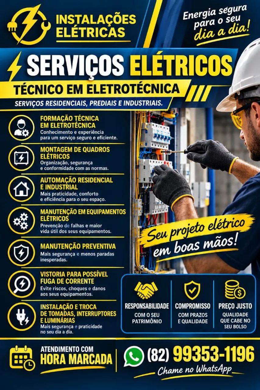Serviços elétricos/eletrônicos 