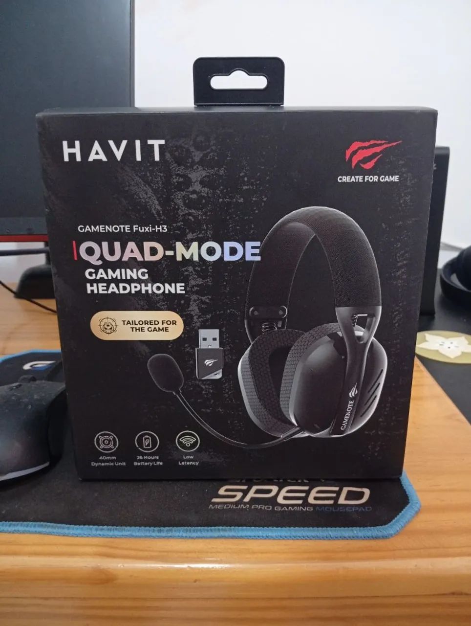 Fone gamer Havit - H3 Bluetooth 