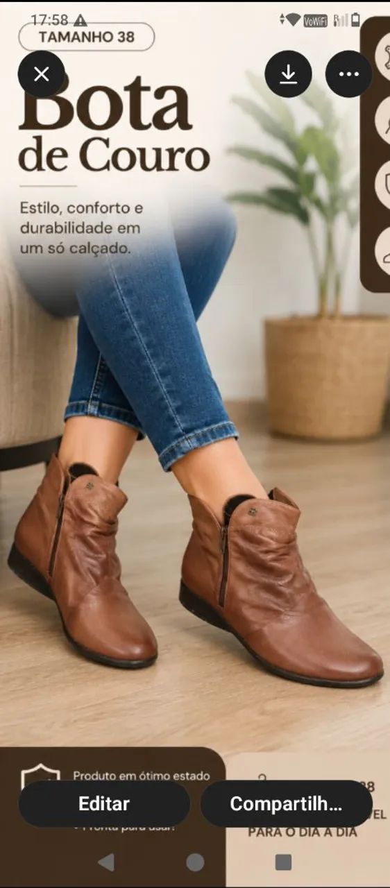 Bota feminina