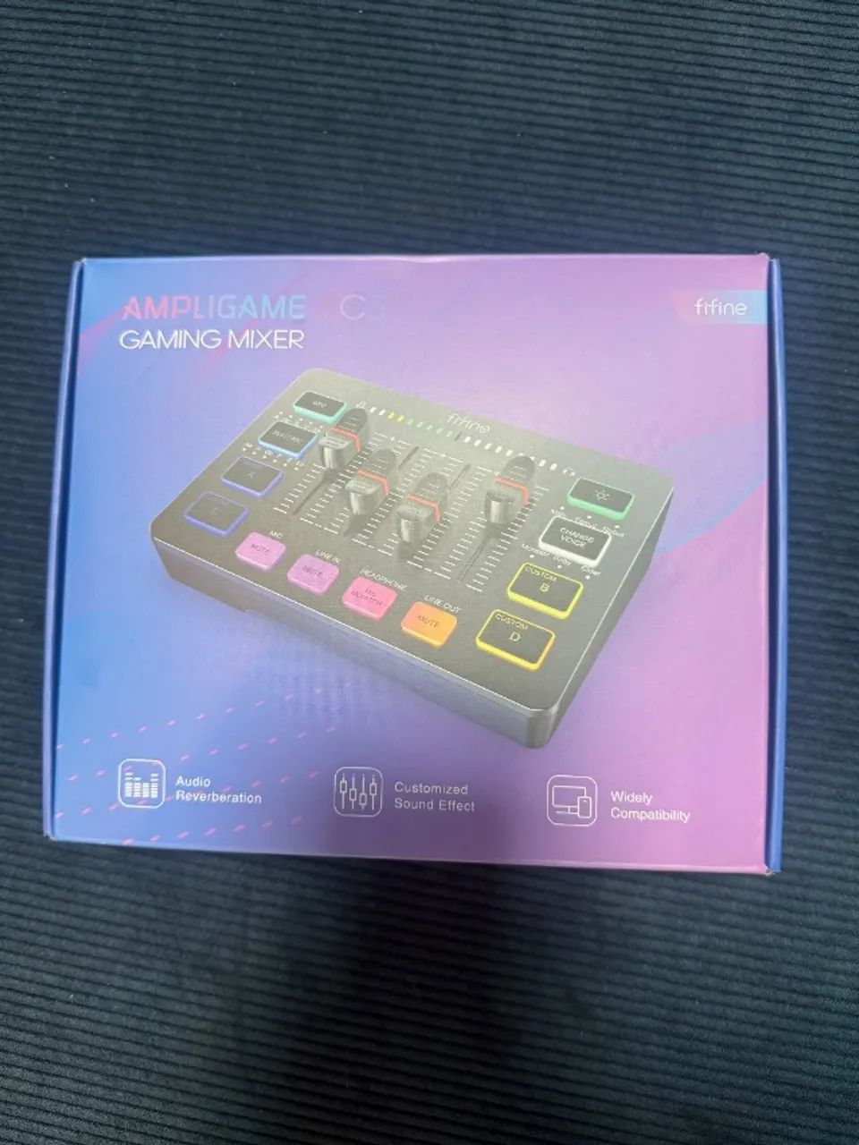 mixer Fifine usb para jogos (BRANCO)
