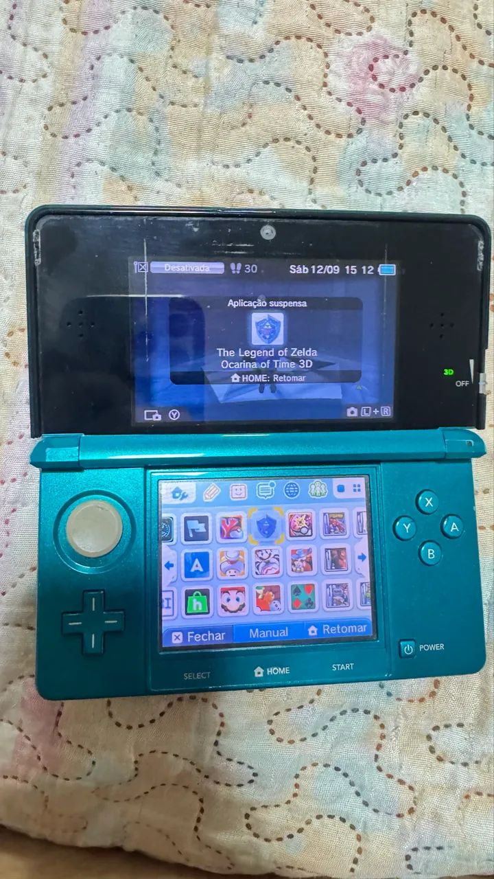 Nintendo 3DS Aqua Blue - Foto 4