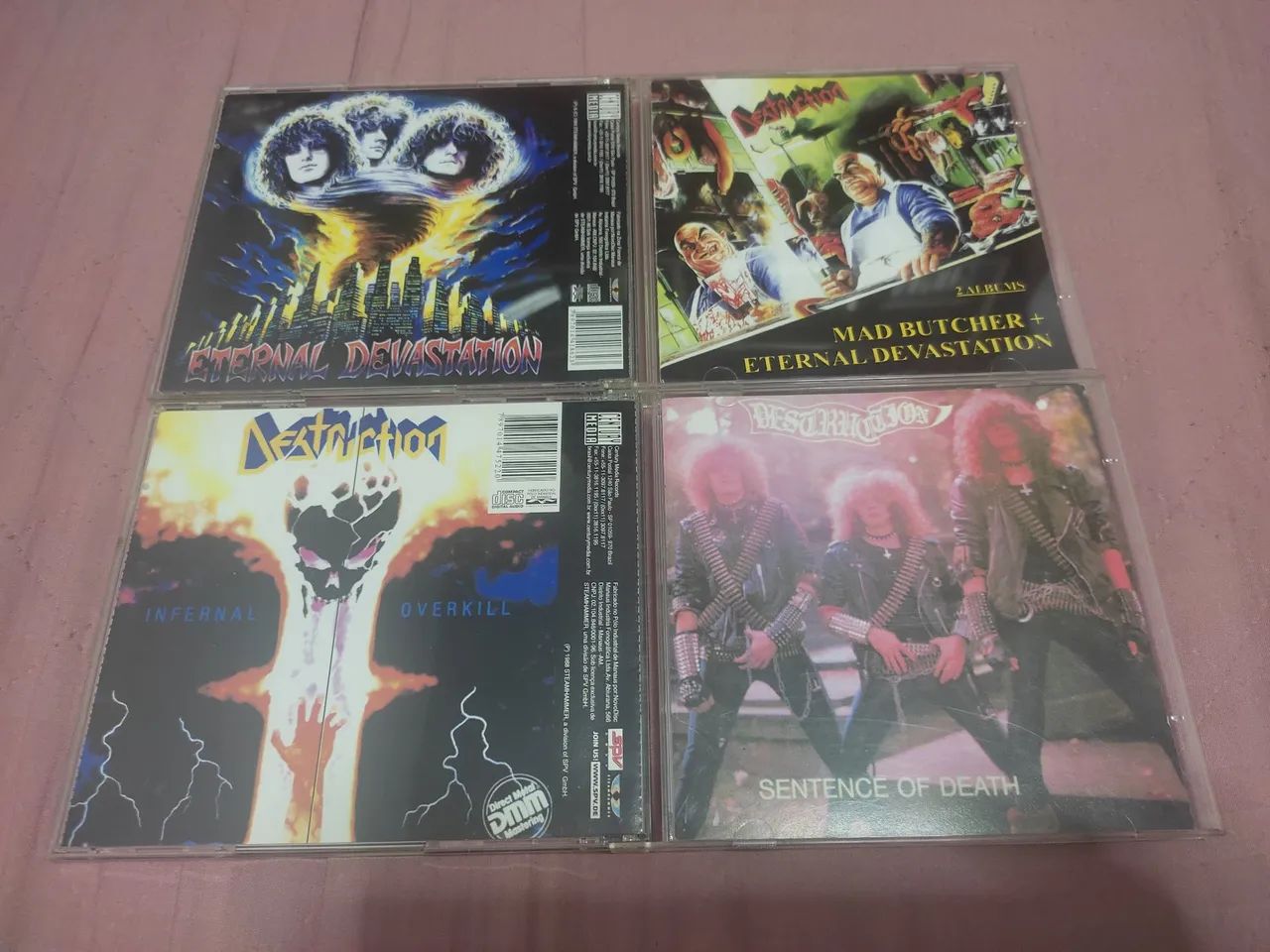 Destruction - cds raros versão nacional. 