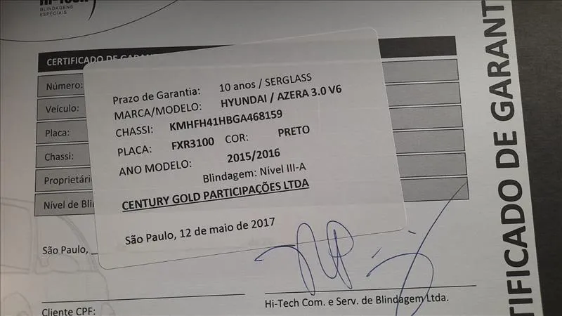 Hyundai Azera 2016 Usados e Novos em Bauru, Marília e região, SP