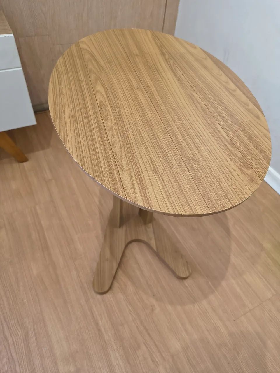 Mesa Lateral em MDF 60 cm Freijó  - Foto 3