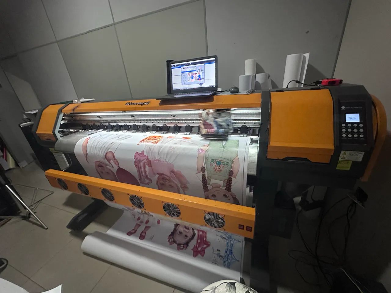 Plotter de Impressão Bannerjet 2 cabeças DX6 - Foto 4