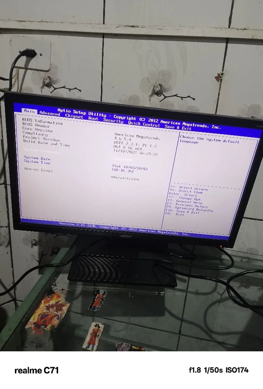 Vende-se esse monitor da Acer ótimo estado com entrada HDMI 22 polegadas , só usar top - Foto 3