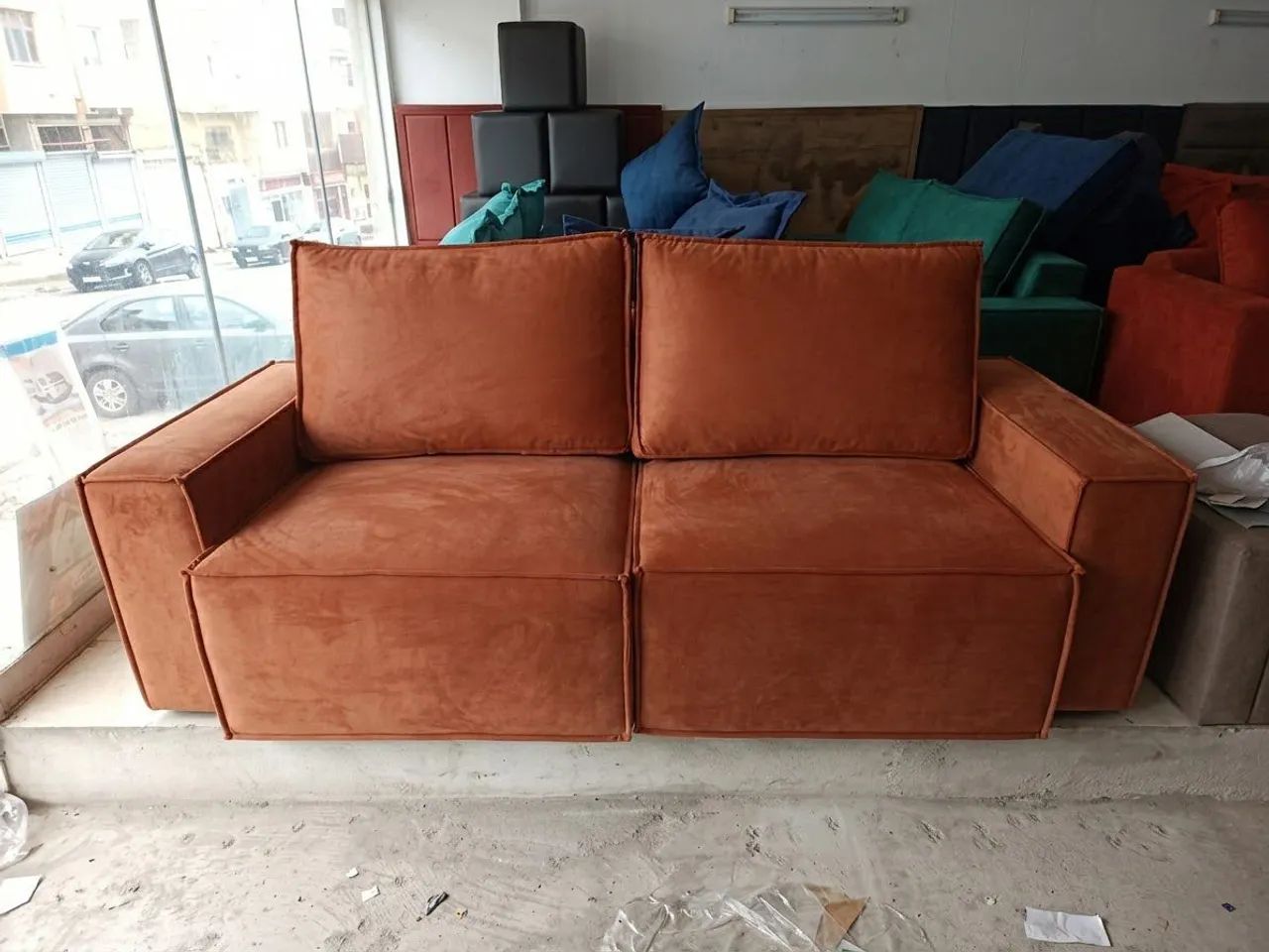 Sofá retrátil extra durável premium várias cores - Foto 4
