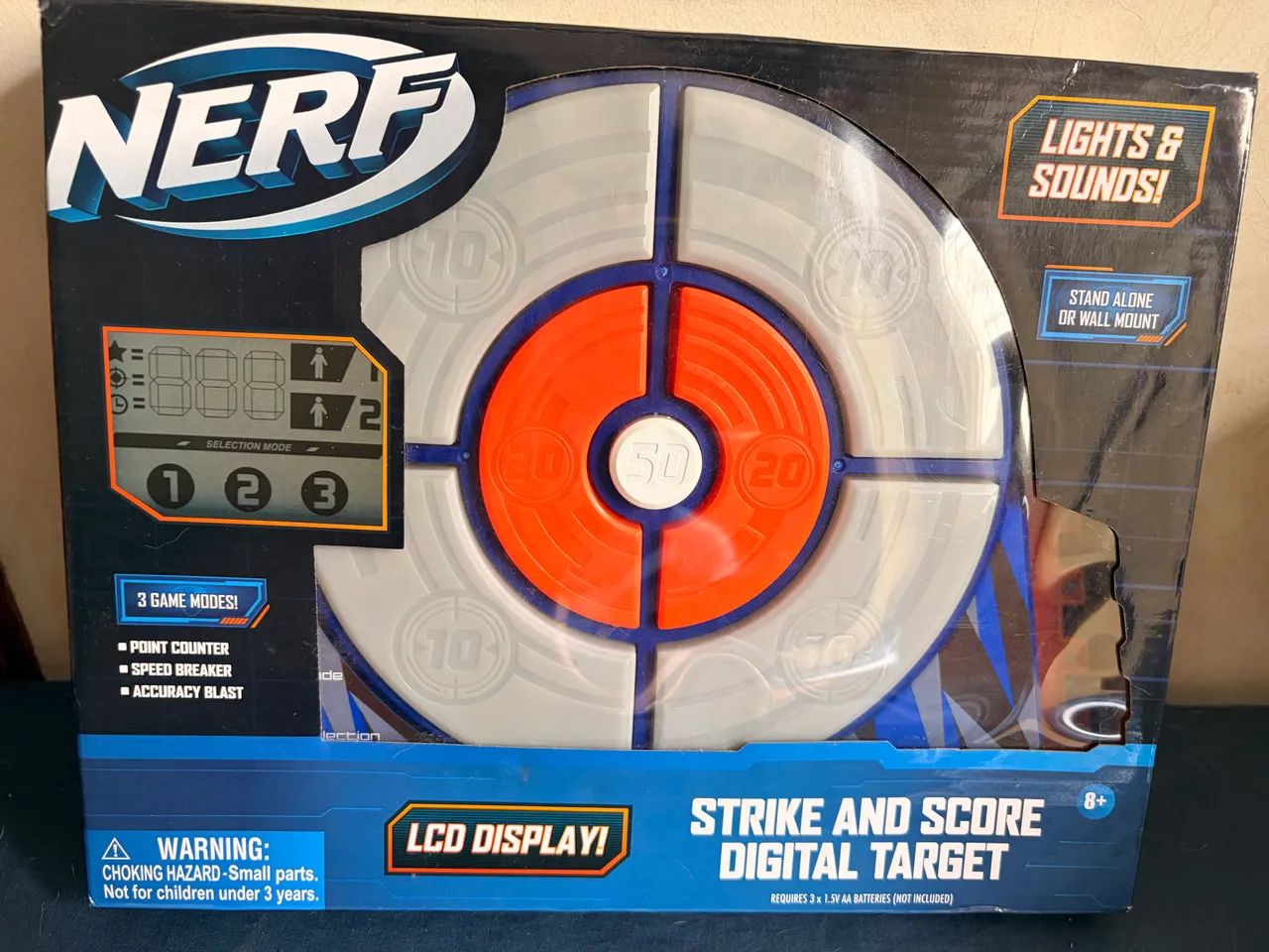 Alvo da Nerf com luzes e sons. Nunca usado - Brinquedos e Jogos