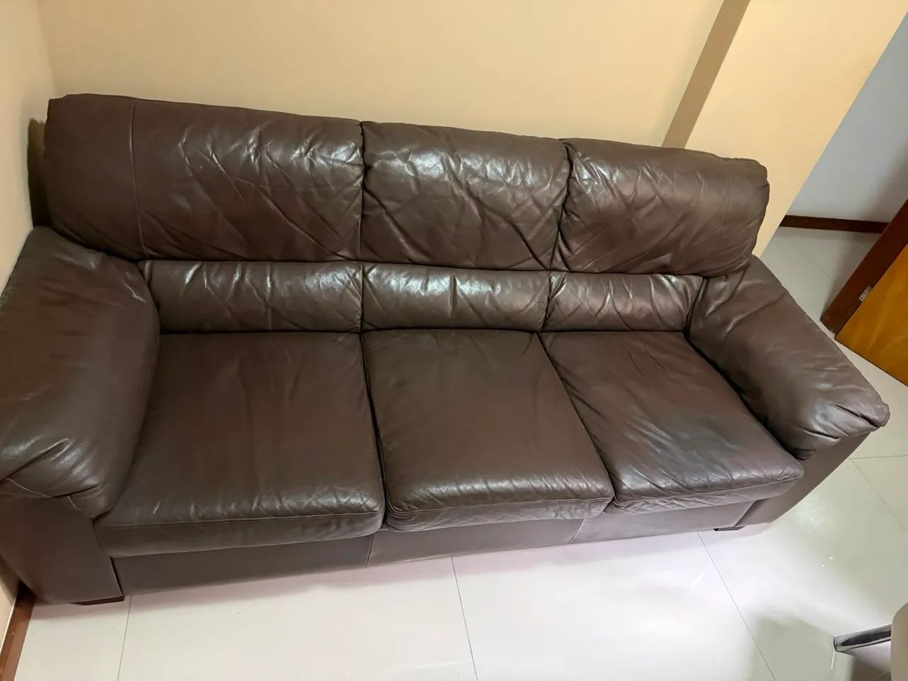 Sofá em couro legítimo - Foto 3