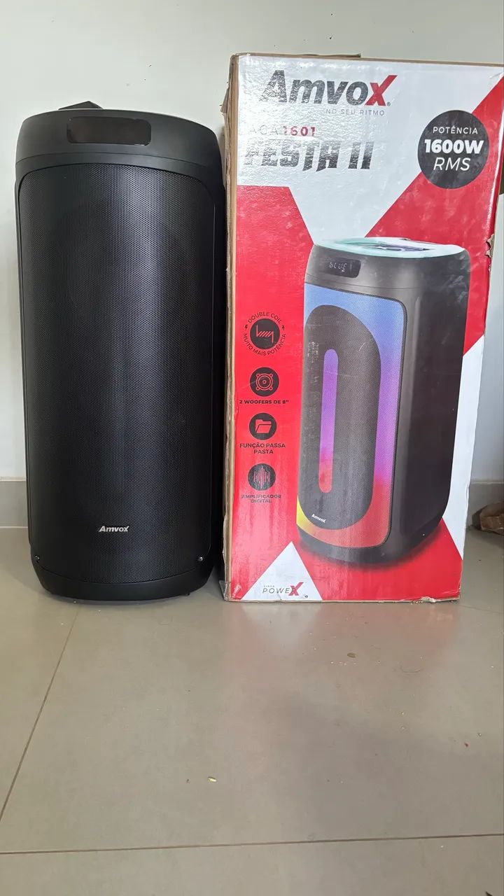 Caixa de som ACA 1601 Linha Power X - Aparelhos de Som