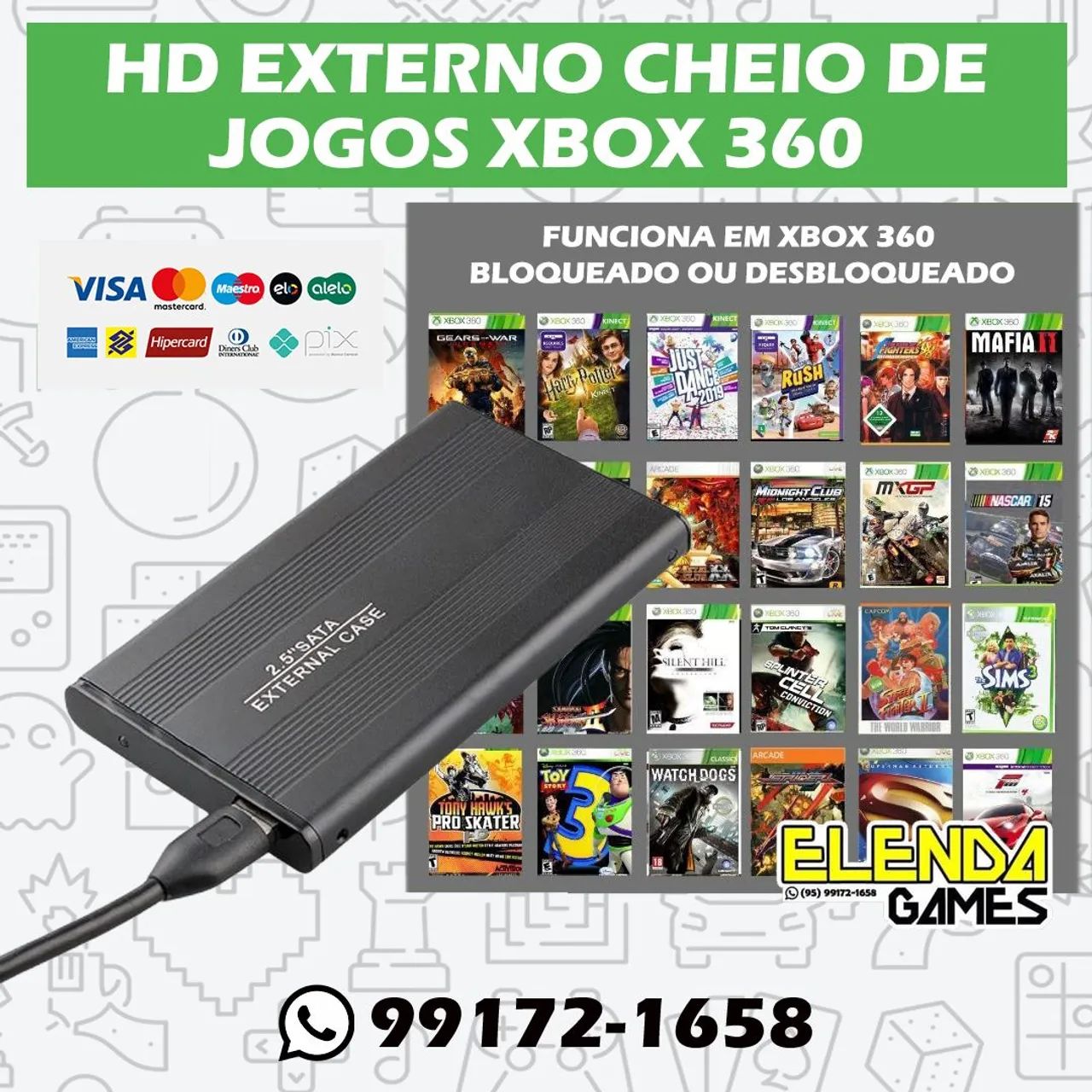 HD Externo XBOX 360