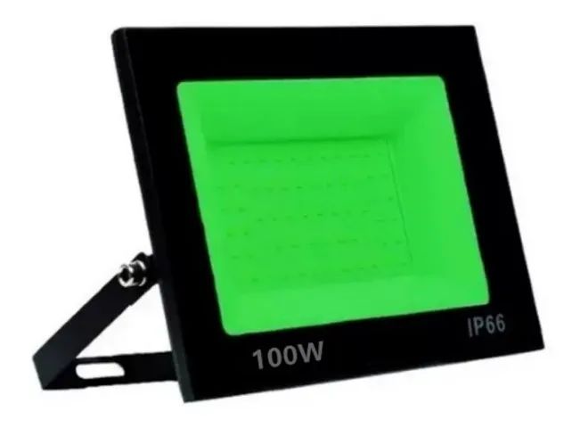 refletor de led verde 100w