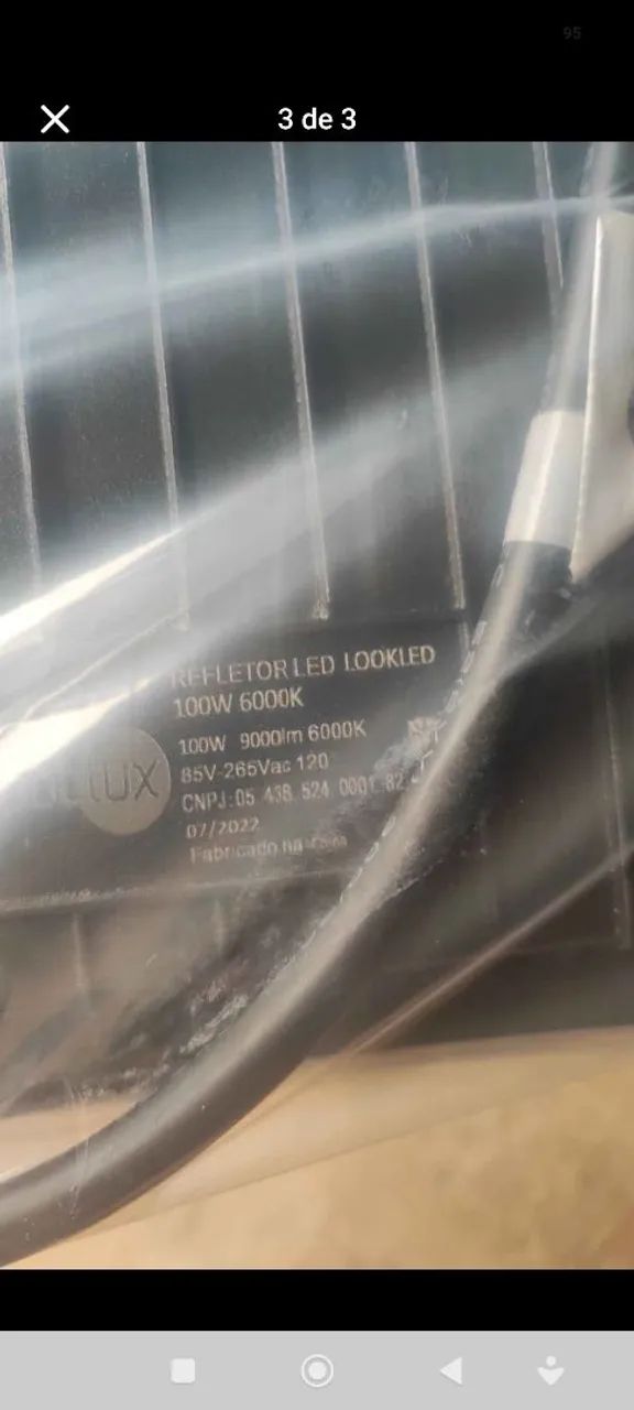 Refletor SPOTLUX 100W LED - Foto 3
