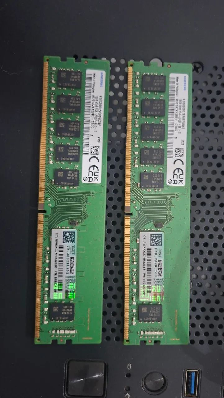 Memória RAM Samsung DDR4 32gb 2666mhz (2x16gb) - Memória RAM