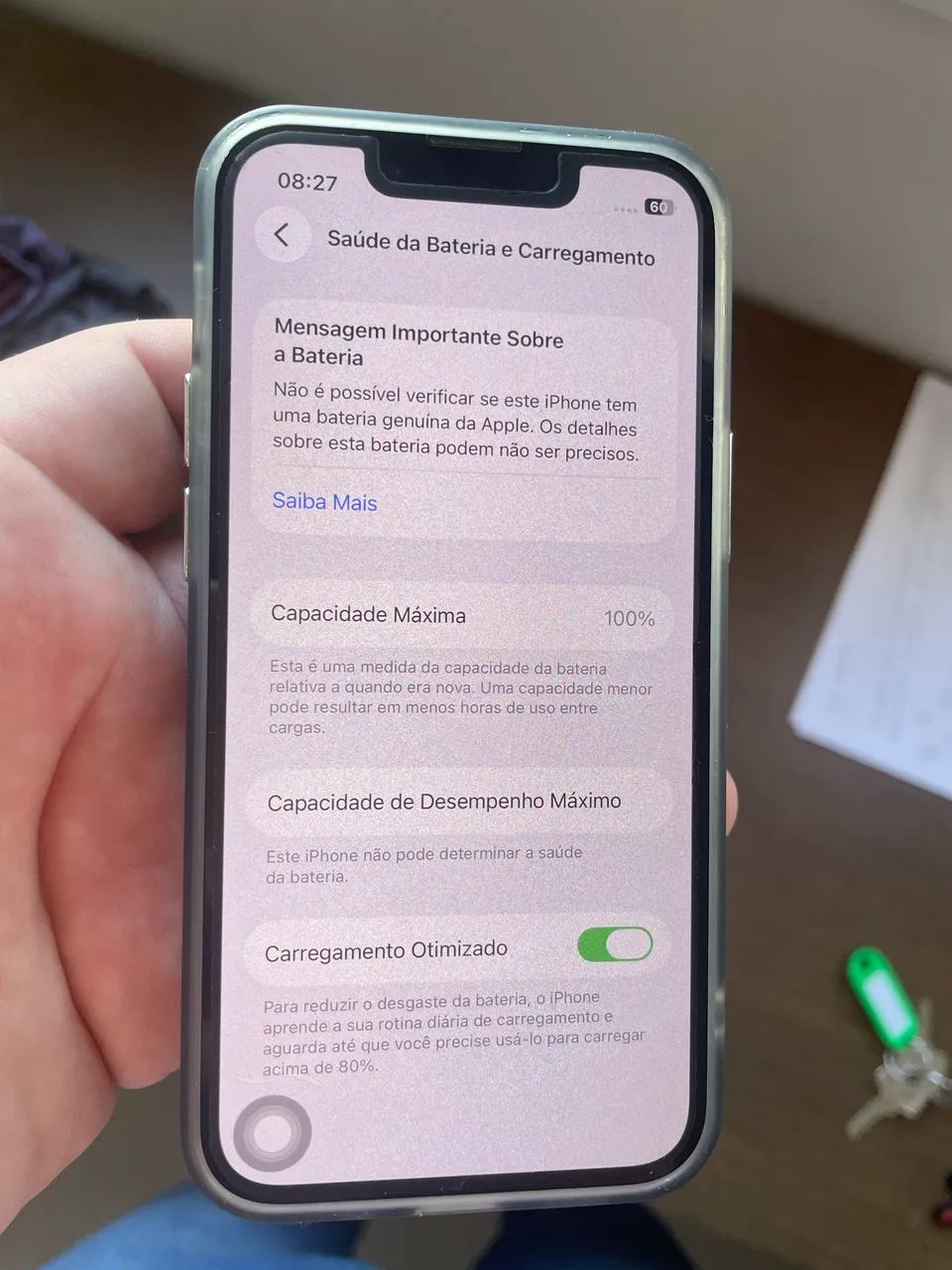 iPhone 13 mini 125gb 100% bateria
