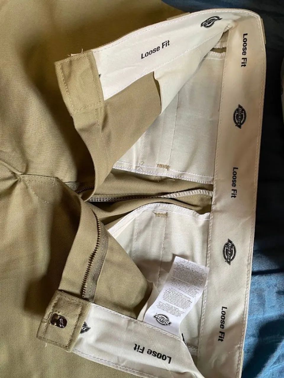 calça dickies workpants 85283 bege/caqui w31l32 - Foto 4