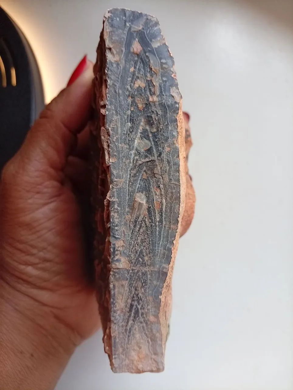 Ágata calcedônia azul mineral colecionável  - Foto 2