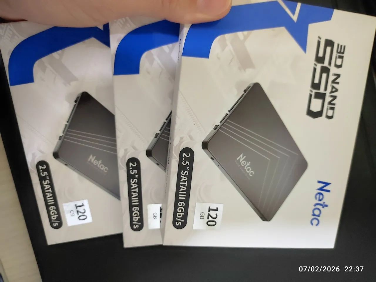 SSD Netac 120gb novos e lacrados  - Foto 2