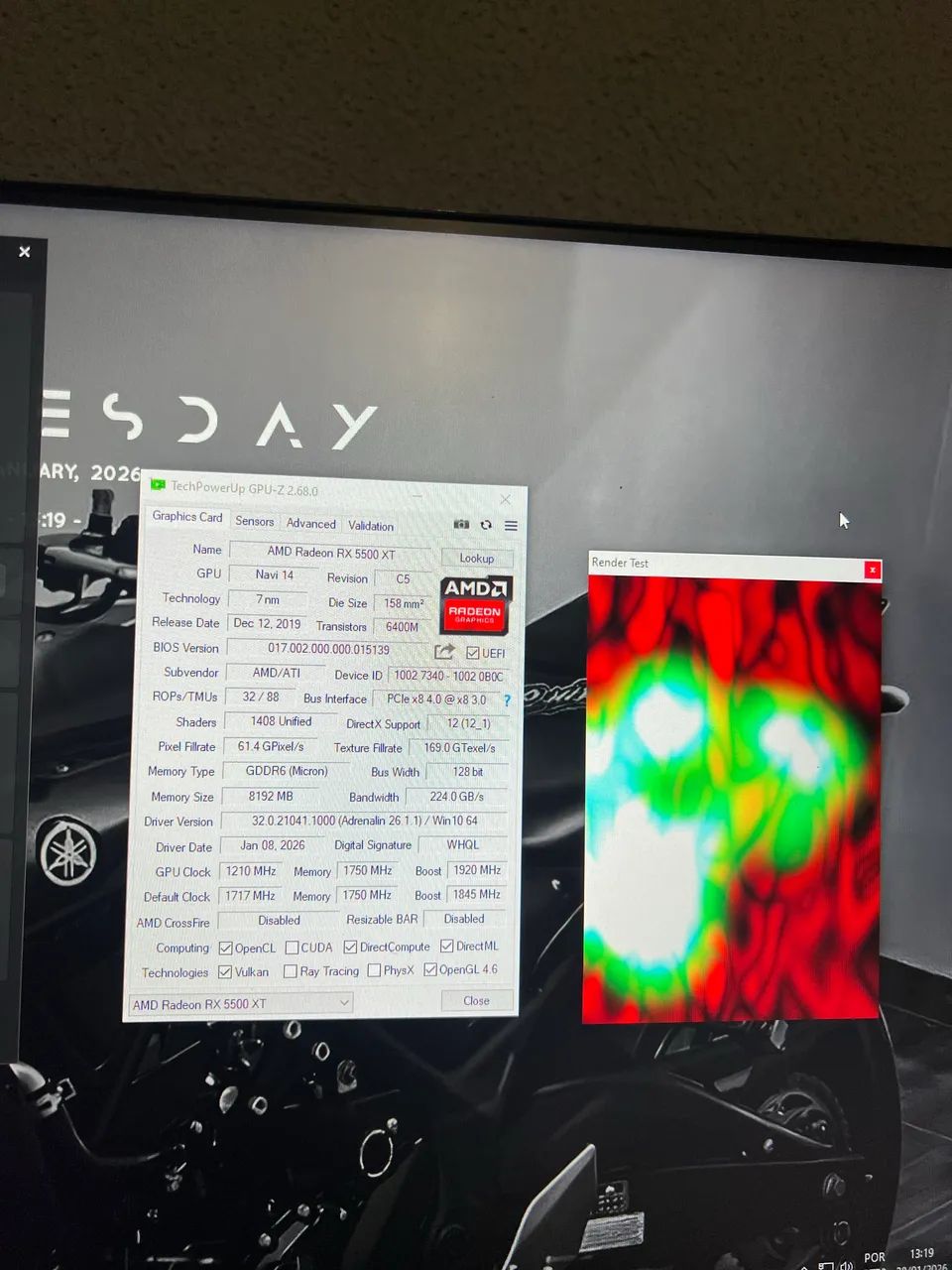 RX 5500XT 8GB GDDR6 + 16GB RAM DDR4 3200MHZ - Foto 4