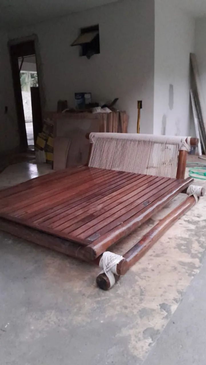 Verde Omã esselente cama de casal alcalipiso  - Foto 3