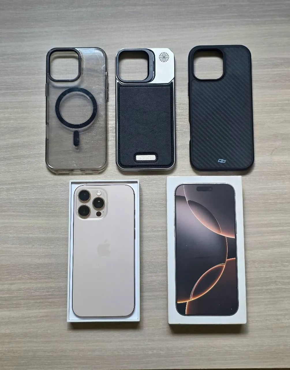 IPhone 16 Pro Max 256GB Desert completo 
