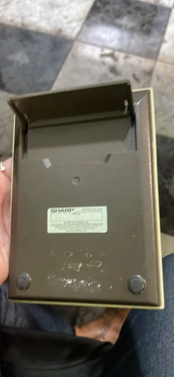 Calculadora Antiga Sharp Elsi Mate El-2124 - Foto 4