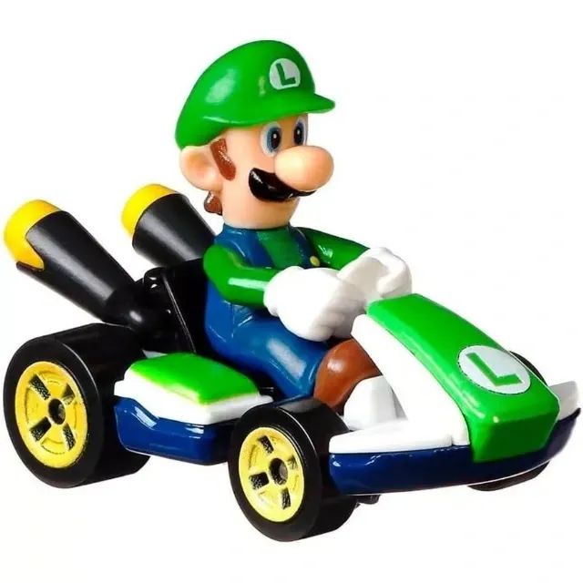 Hot Wheels Mario Kart Luigi Standard Kart - Foto 4