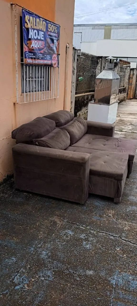 Sofá retrátil e reclinável