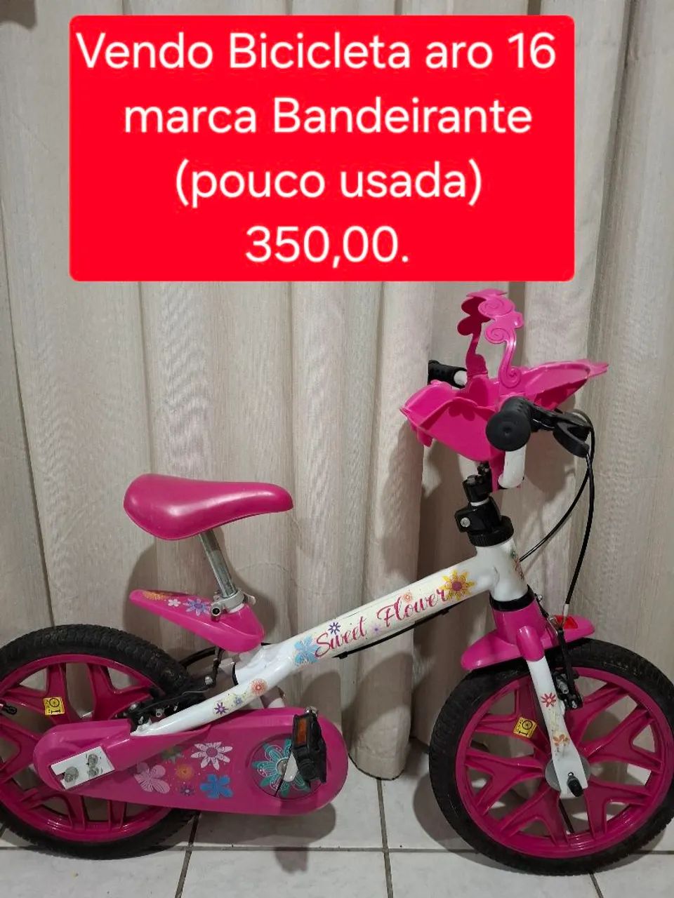 Bicicleta infantil aro 16 